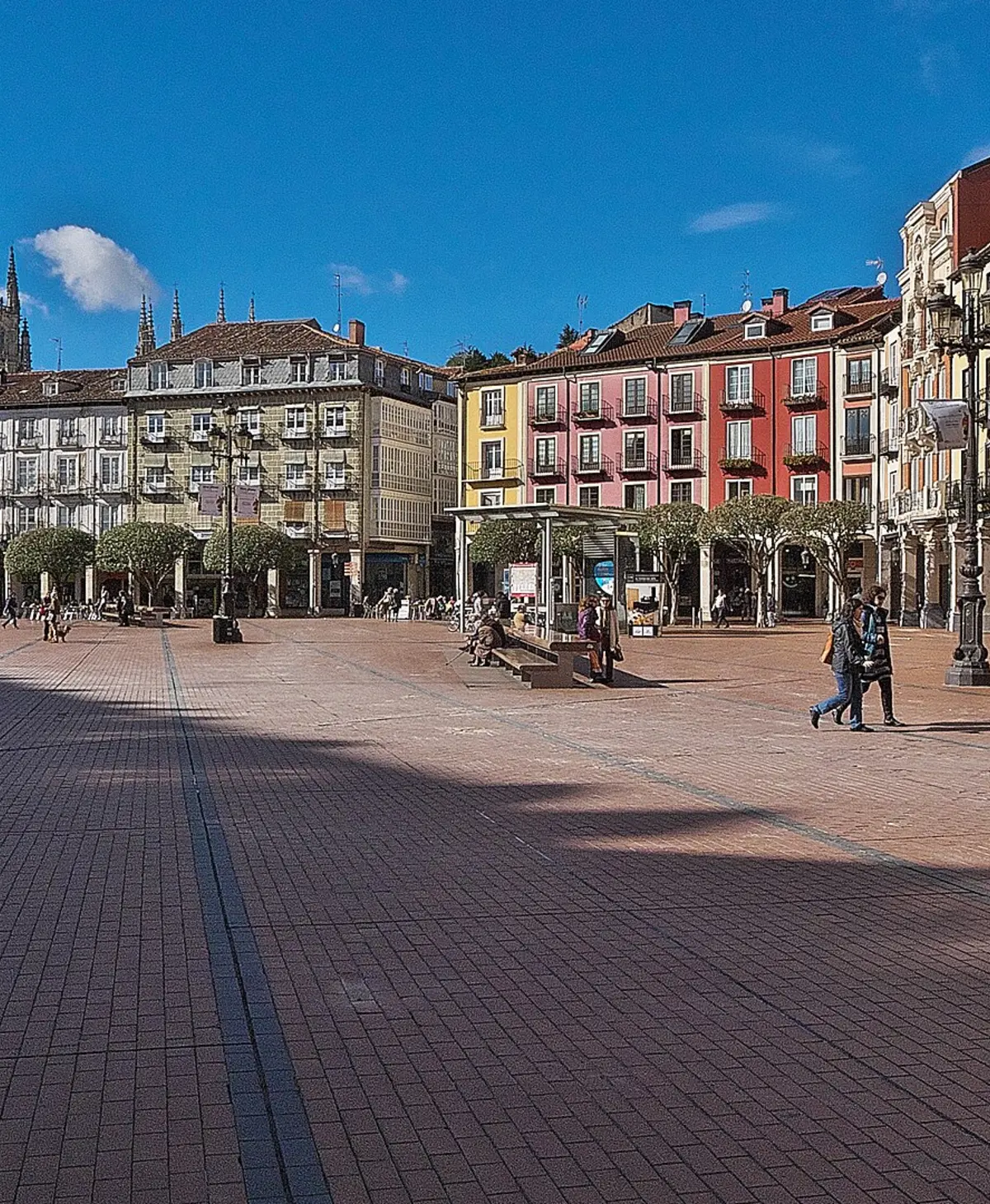 Plaza Mayor y arquitectura del casco histórico de Burgos